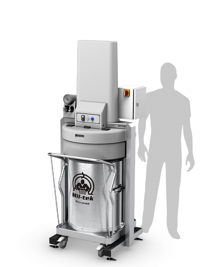 EXP200 Compacteur électrique pour déchets mixtes